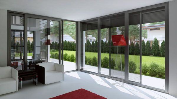 Aluminiowa bariera dla włamywacza