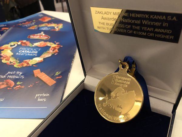 ZM Henryk Kania z tytułem "National Winner" w konkursie European Business Awards