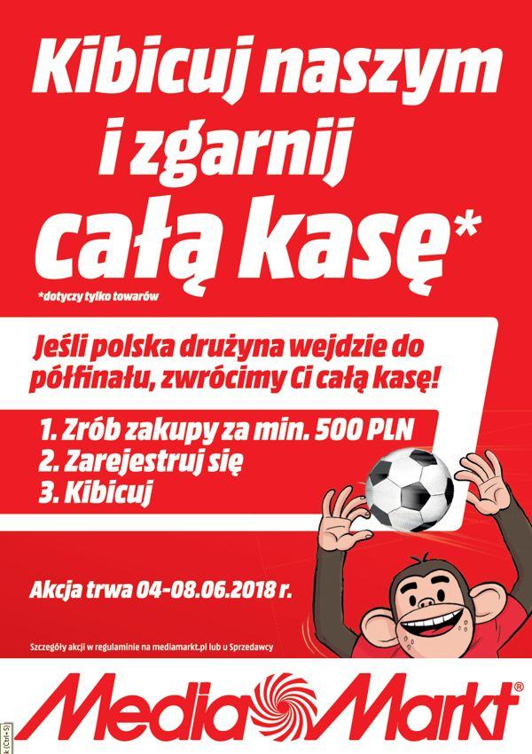 Kibicuj naszym i odbierz kasę od MediaMarkt