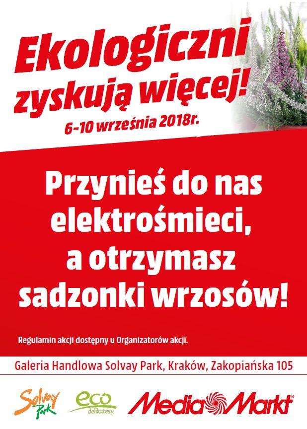 Krakowski MediaMarkt rozdaje wrzosy
