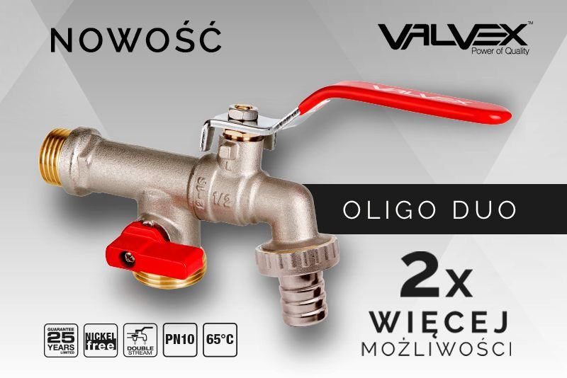 OLIGO DUO od VALVEX - 2 x więcej możliwości