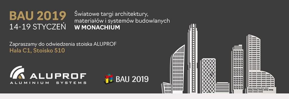 Aluprof zapowiada swój udział na Targach BAU 2019!