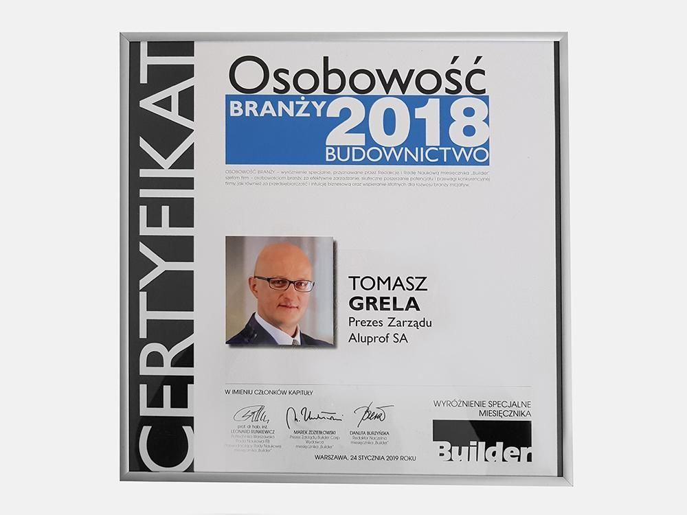 Aluprof z dwoma prestiżowymi tytułami na Gali Builder Awards