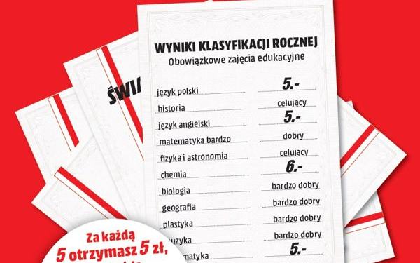 MediaMarkt nagradza za dobre wyniki w nauce