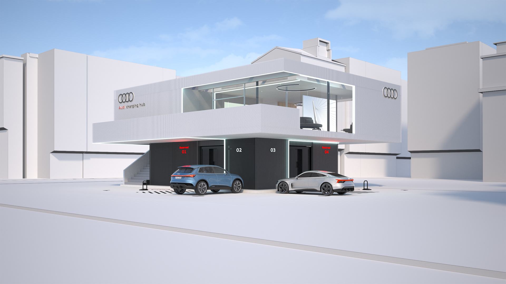 Audi przetestuje koncepcję centrum szybkiego ładowania
