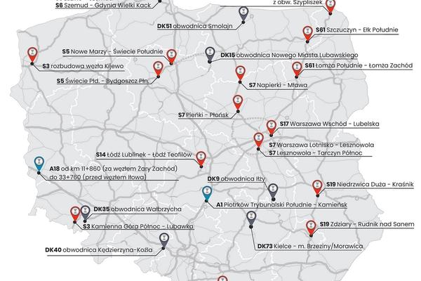 GDDKiA: ponad 345 km - tyle dróg planujemy oddać do ruchu w 2022 roku