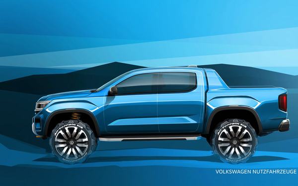 Nowy Amarok: inspirujący design nowego pick-upa marki Volkswagen Samochody Dostawcze