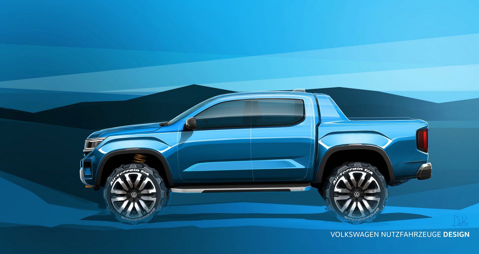 Nowy Amarok: inspirujący design nowego pick-upa marki Volkswagen Samochody Dostawcze